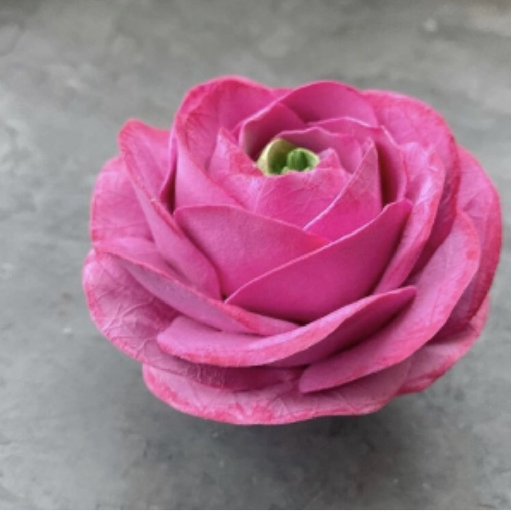 3D Ranunculus Silicone mold - Picture 2 of 4
